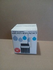 Vintage Realistic Radio Shack Weather Radio 12-181B Wood Finish - NEW OPEN BOX
