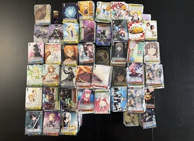 10,000+ Weiss Schwarz Anime ENG / JPN C/UC Bulk Card Lot Over 10 x 1000 Cards!
