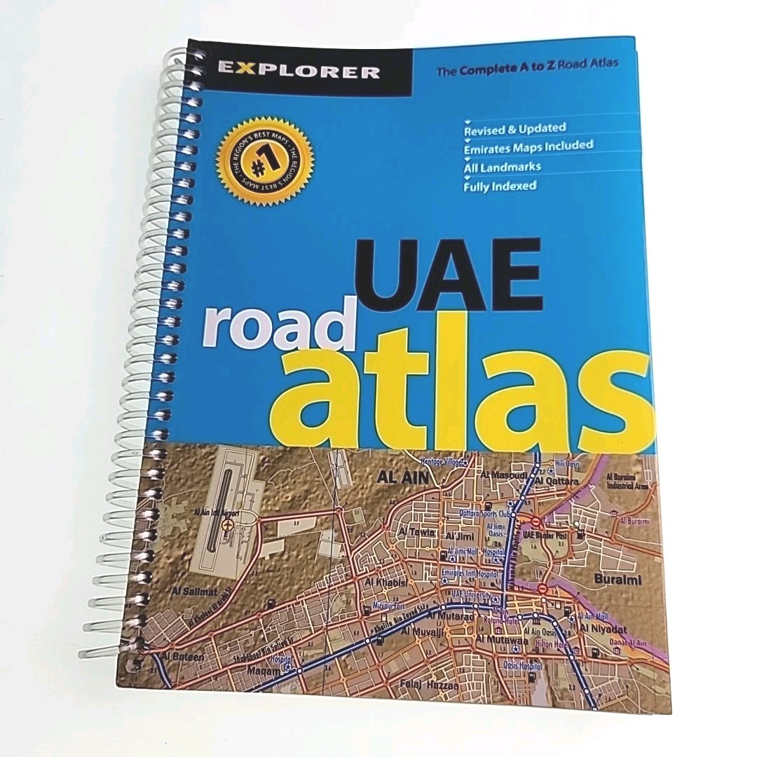 UAE Road Atlas Explorer 2011 Paperback Book