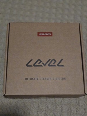 SRAM Level Ultimate Stealth 4 Piston Disc Brake and Lever Set - Front