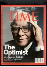 TIME 2012 WARREN BUFFETT  AMERICA THE OPTIMIST magazine January 23