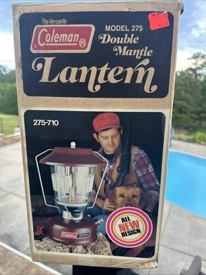 #ad #ad Coleman 275 710 Brown Double Mantle Lantern Never Fired w Original Box 6 79 $159.99