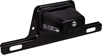 True Mods Black LED License Plate Light for Boat Trailer [Steel Bracket Mount] [