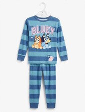 BBC Studios/Girls Bluey Pajama Set Size 8 Blue and White
