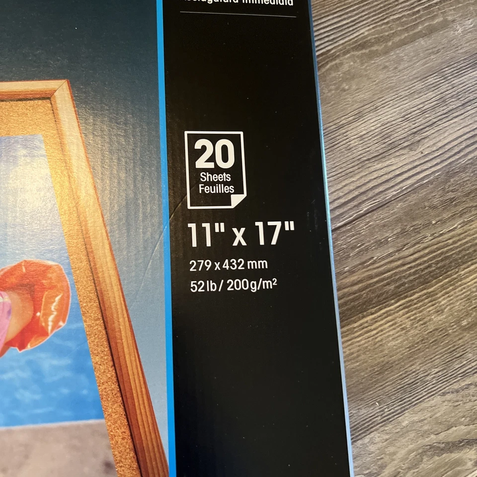 NEW! Epson S041156 Glossy Photo Paper, 11" x 17" (2 Packs of 20 Sheets/40 Total) - Image 4 of 4