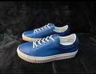 New Tiannia Barnes Men’s Billy Leather Low-Top Ebony Lapis Sneaker Shoes Size 9 — photo 3