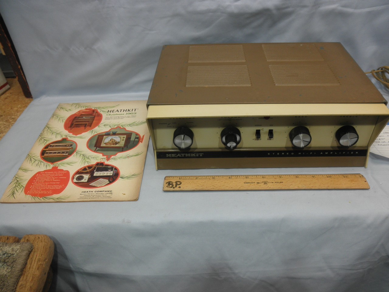 Heathkit AA-111 vintage audio equipment - eBay listing photo 3