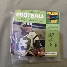 View-Master Instructional Football by Don Maynard Reel Set