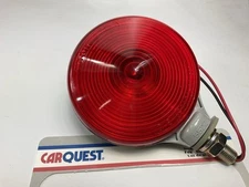 Carquest Grote 50642-5 4-1/4" Round Duramold Single Face Pedestal Lamp Light RED