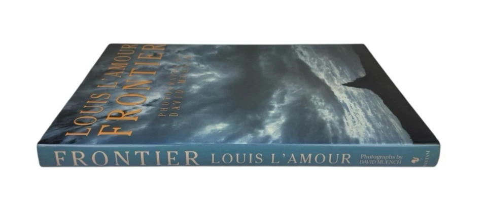 Signed Louis L'Amour Frontier Hardcover Book Dust Jacket 1984 Foto 3 de 4