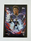 2025 Topps Chrome Football Tom Brady Patriots Ultra Violet UV -6 SSP!  CASE HIT!