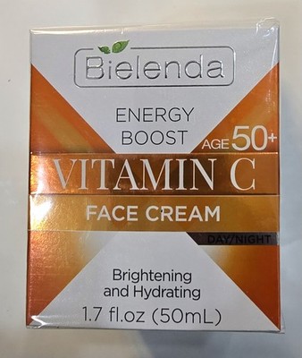Bielenda Energy Boost Vitamin C Face Cream 50ml   Day & Night, Age 50+