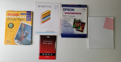 103 sheets Photo paper Canon, Epson 8'' x 10'' digital, Kodak, InkJet, glossy film
