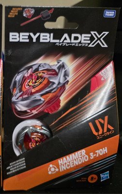 Beyblade X Hammer Incendio 3-70H Hexa (Hells Hammer) UX Hasbro Fast Ship USA