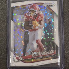 2025 Panini Prizm - Isiah Pacheco #126 White Disco Prizm
