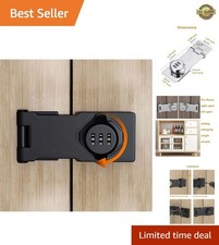 Modern Keyless Cabinet Lock - 3-Digit Twist Knob Security with Easy Install
