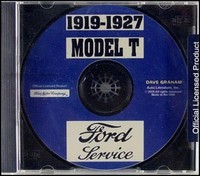 Ford Model T Servicehandbuch CD 1919 1920 1921 1922 1923 1924 1925 1926 1927