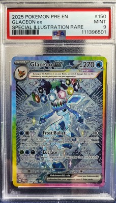 ポケモンカードゲーム Pokemon card #150 Glaceon Glaceon ex 150/131 Sv: Prismatic Evolutions Holo for sale online