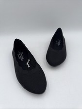 Skechers USA Cleo Love Spell Womens Slip On Black Canvas Size 9 W