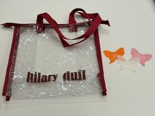 Hilary Duff The Lucky Me Tour VIP Exclusive Clear Tote Bag w/ Concert Confetti