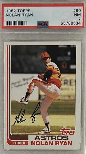 1982 TOPPS⚾️NOLAN RYAN ASTROS HALL Of FRAME “NICE CARD”