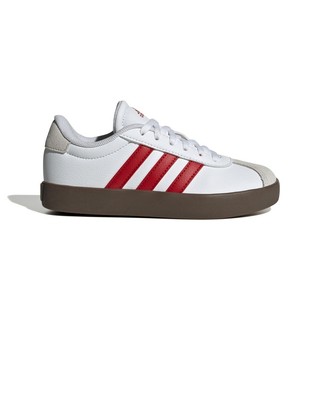  Sport Schuhe Sneakers Damen Jungs Adidas VL Court 3.0 K Damen Jungs Weiss 