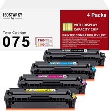 N 075 TONER CARTRIDGE 075H 4 PACK CANON REPLACEMENT LBP646Cdw MF665CDW MF662CDW