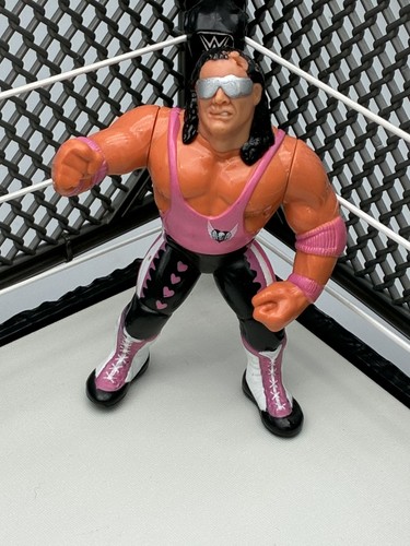 WWF Bret Hart Hasbro Series 8 1994 Pink Wrestling ...