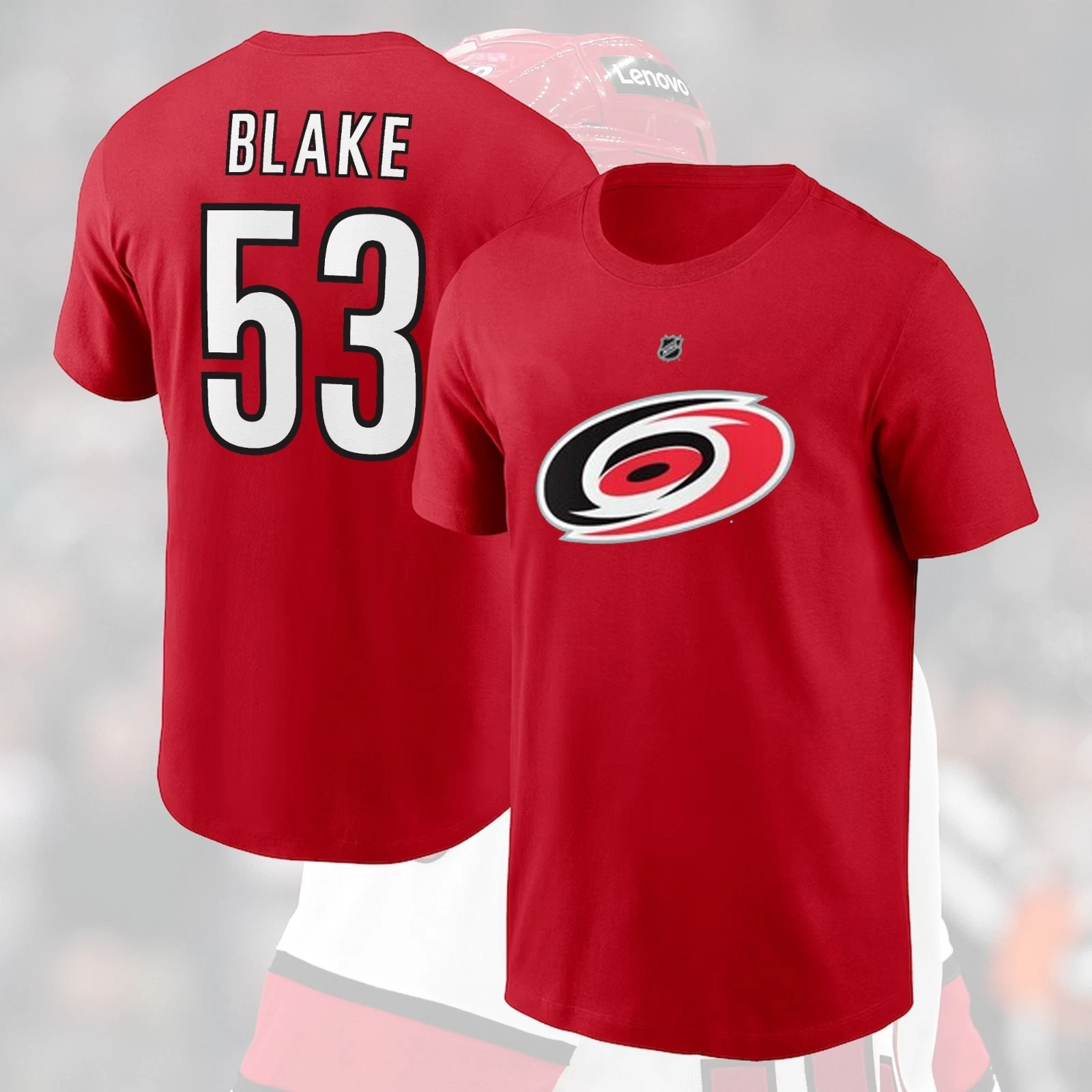 Jackson Blake #53 Carolina Hurricanes 2026 Name & Number Unisex for Fans