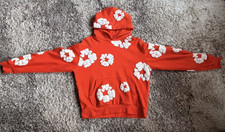  Denim Tears Cotton Wreath Hoodie Orange Size...