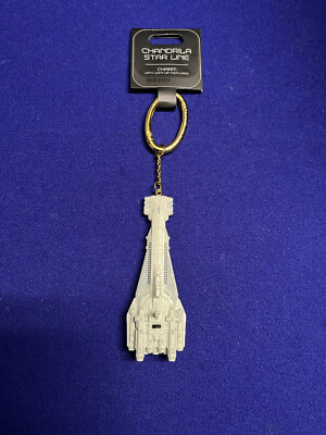 Star Wars Galactic Starcruiser Halcyon Chandrila Star Line Light-Up Keychain NEW