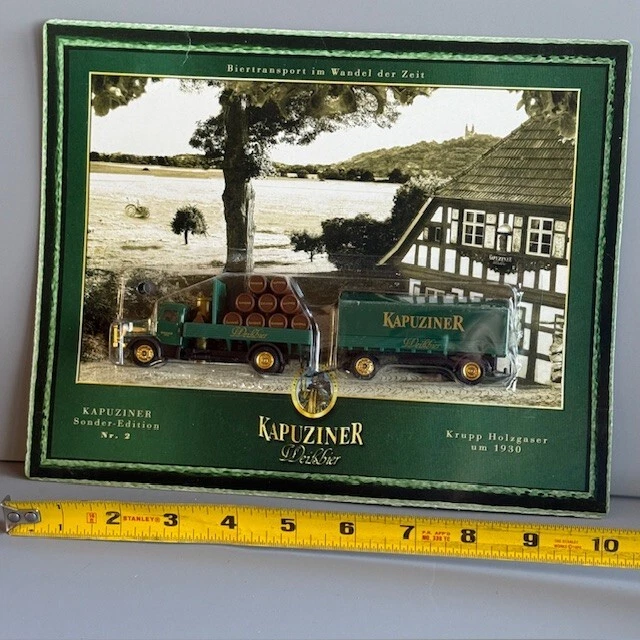 Vintage Diecast Truck Car Germany MOC Krupp Holzgaser Beer Kapuziner Genuss - Image 2 of 3