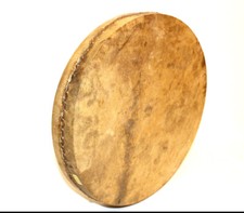 Moroccan Frame Drum Bendir Goat Skin Rare Unique Percussion Handmade Authentic