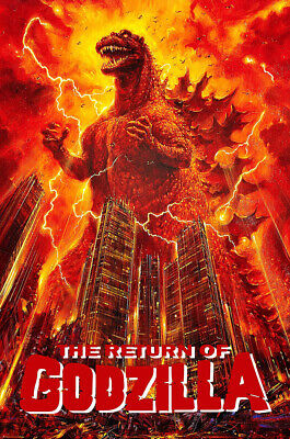 Return of Godzilla 1984 Japan Movie Premium POSTER MADE IN Return of Godzilla 1984 Japan Movie Premium POSTER MADE IN
