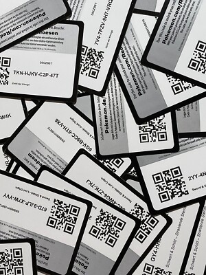 100x Pokémon Trading Card Game TCG Online Codes Pikachu Glurak Fatale Flammen