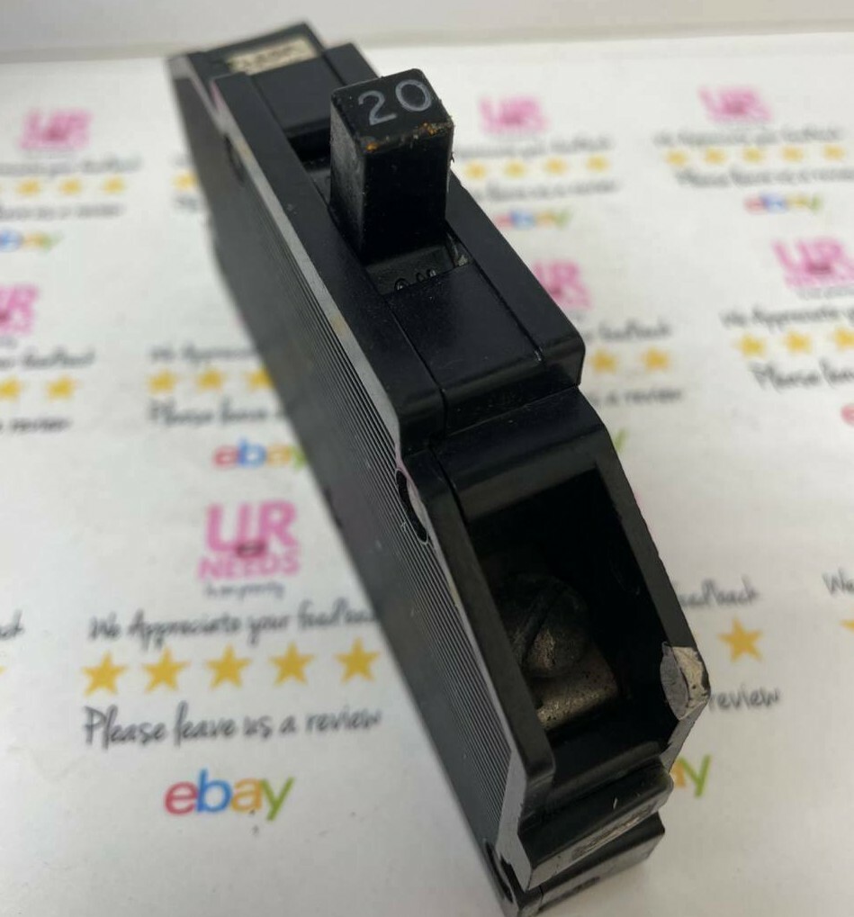 ZINSCO GTE SYLVANIA 20 AMP TYPE Q - 1 POLE PLUG IN CIRCUIT BREAKER - Foto 2