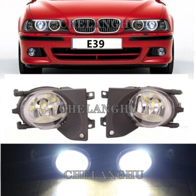 2pc For BMW E39 525i 530i 540i 1999 2000 2001 2002 2003 2004 LED Fog Light Lamp 