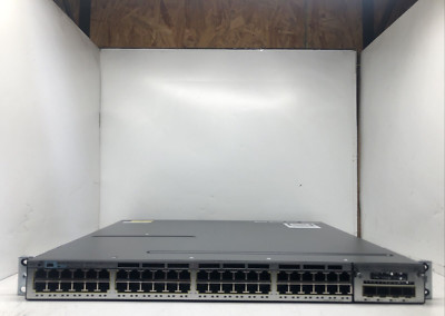 Cisco Catalyst 3750X Switch WS-C3750X-48T-L V06  w/ C3KX-NM-1G Network Module