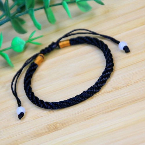 1pc Braided Red String Bracelet Adjustable Lucky Bangle Women Men Jewelry Gift - Photo 12 sur 15
