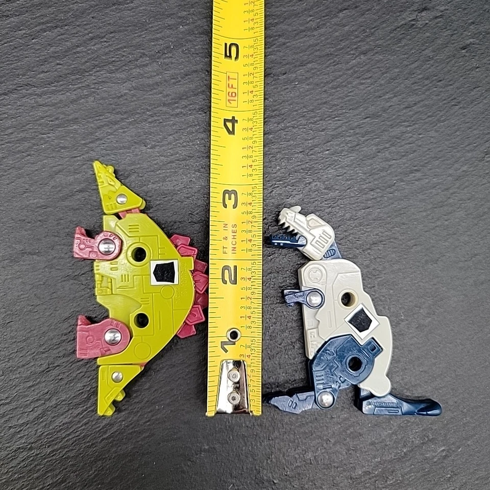 Lote Figuras de Acción Cintas de Cassette Transformer De Colección Dinosaurios OVERKILL SLUGFEST Foto 2 de 4