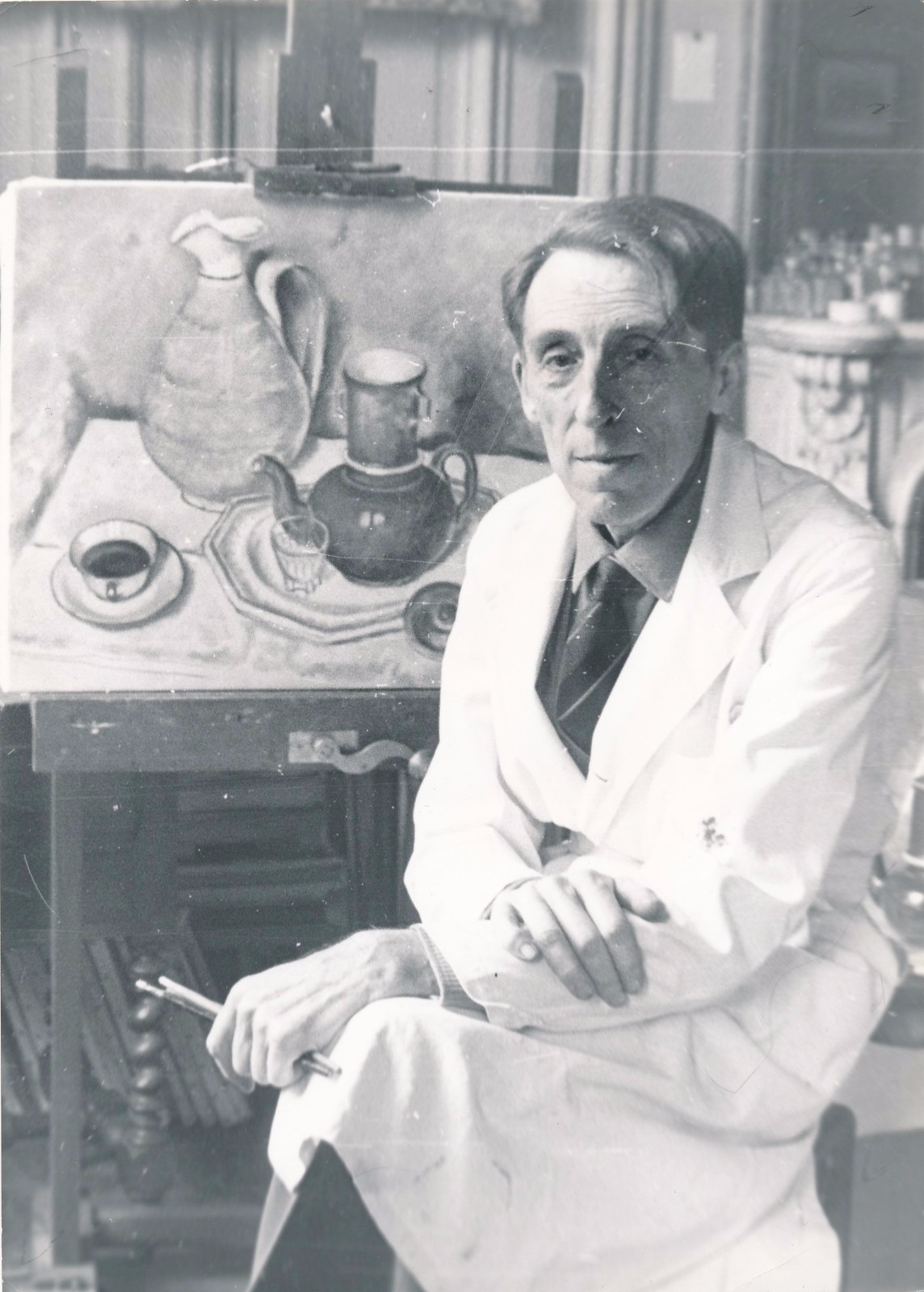 photo André Tzanck silver print Nordmann era c. 1950 painter