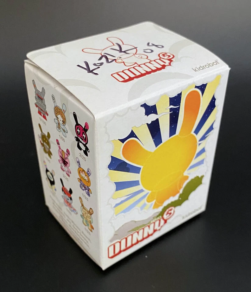 Frank Kozik assinado Kidrobot 2008 3" Mecha Dunny AUTOGRAFADO - Imagem 2 de 4