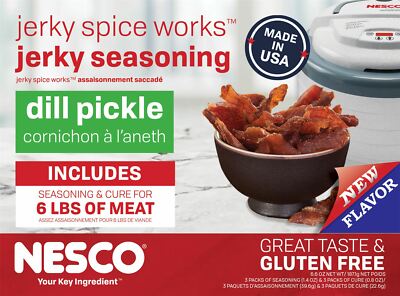  Jerky Spice Works Dill Pickle Flavor Beef Jerky Seasoning By Nesco DPJ-10-2
