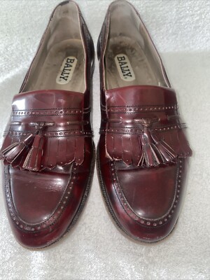 Bally Dark Brown Leather Tassel Loafers size 9.5 made in Switzerland Bally Made in Switzerland Brown Leather | Mercari main image 3
