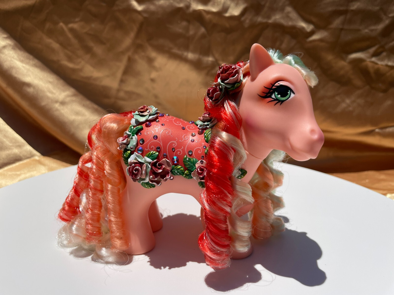 Ponies Roses My Little Pony Custom G1 Merry Go Round * COMMISSION YOUR OWN MGR PONY ...