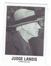 1980 JUDGE LANDIS #123 COMMISSIONER