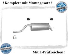 Komplette Auspuff + Anbausatz Für Fiat Punto Auch Evo 199 1.4 8V Ab 07/2009
