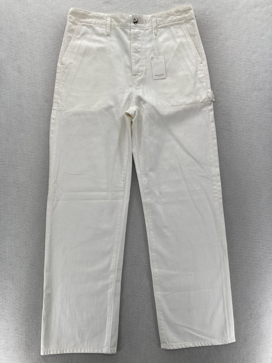 Alexa Chung for Madewell Workwear Carpenter Jean Women's 28 White