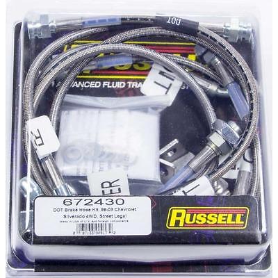 Russell 672430, Kit Brake Line Kit Fits 99-04 Chevy Truck Performance Parts