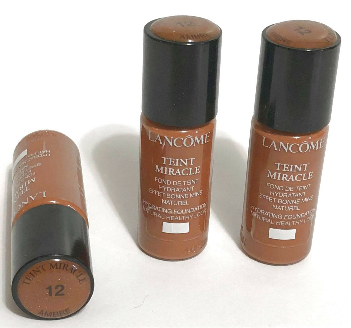Lancome Teint Miracle Foundation #12 AMBRE AMBER travel size
